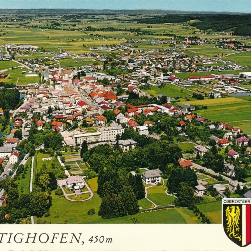 AK Alpine - Luftbild aus Mattighofen Oberösterreich (10784)