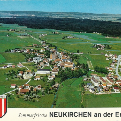 AK Alpine - Luftbild aus Neukirchen an der Enknach Oberösterreich (10786)