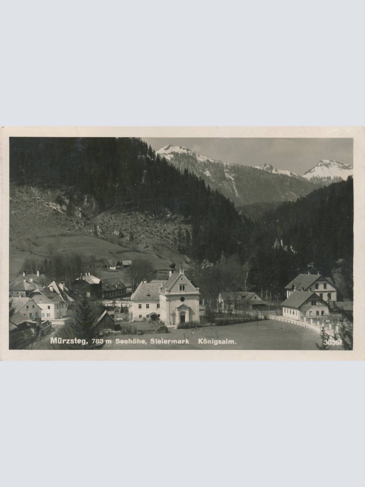 AK aus Mürzsteg Steiermark Ansichtskarte (10807)