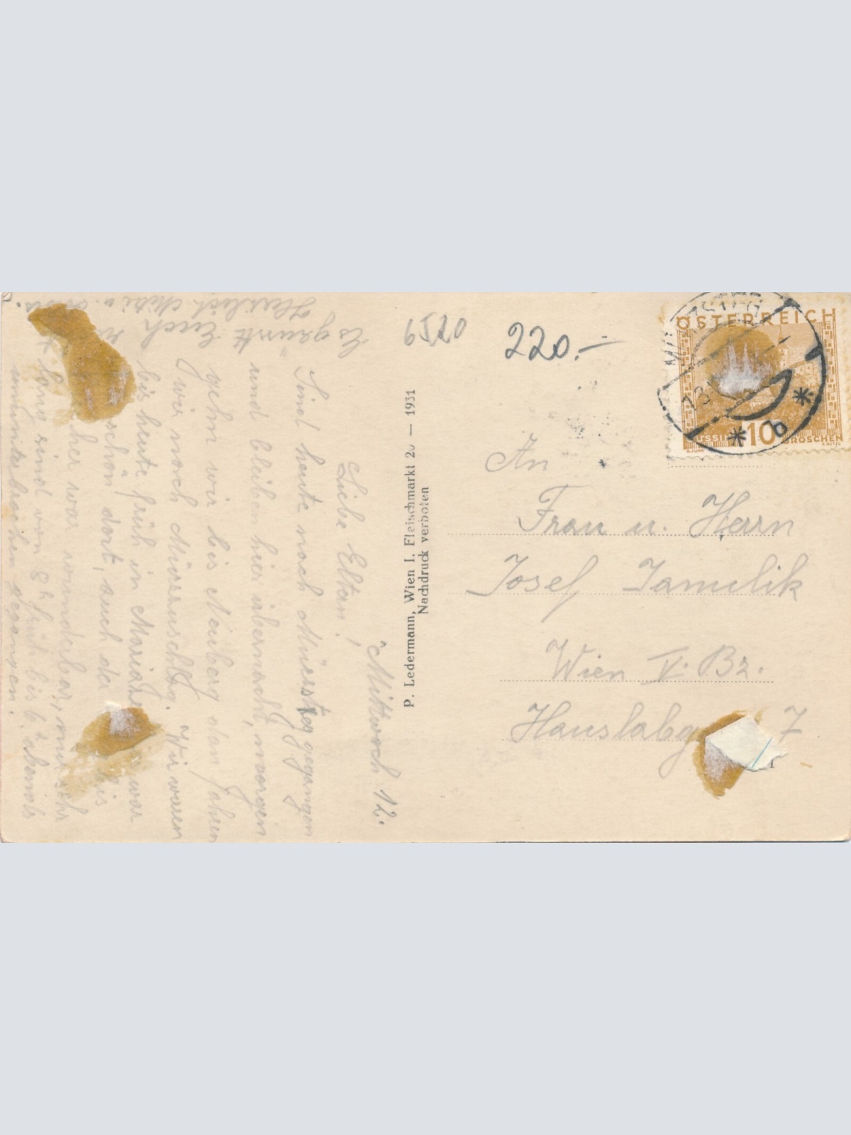 AK aus Mürzsteg Steiermark Ansichtskarte (10807)