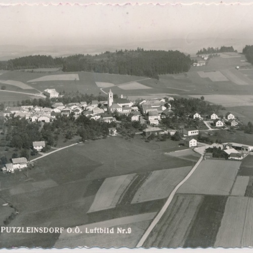 AK, Putzleinsdorf, Luftbild Nr. 9, Oberösterreich (S2497)