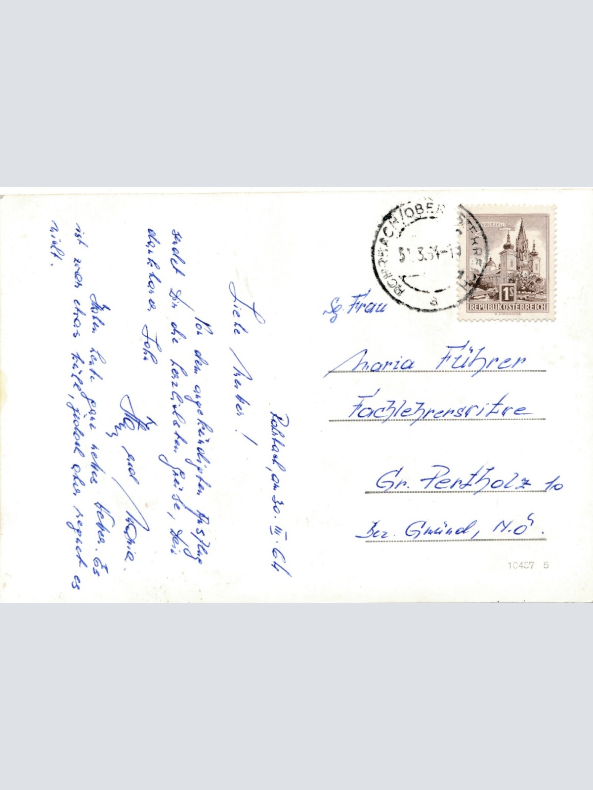 AK, Rohrbach, Luftbild Nr. 2, Oberösterreich (S2486)