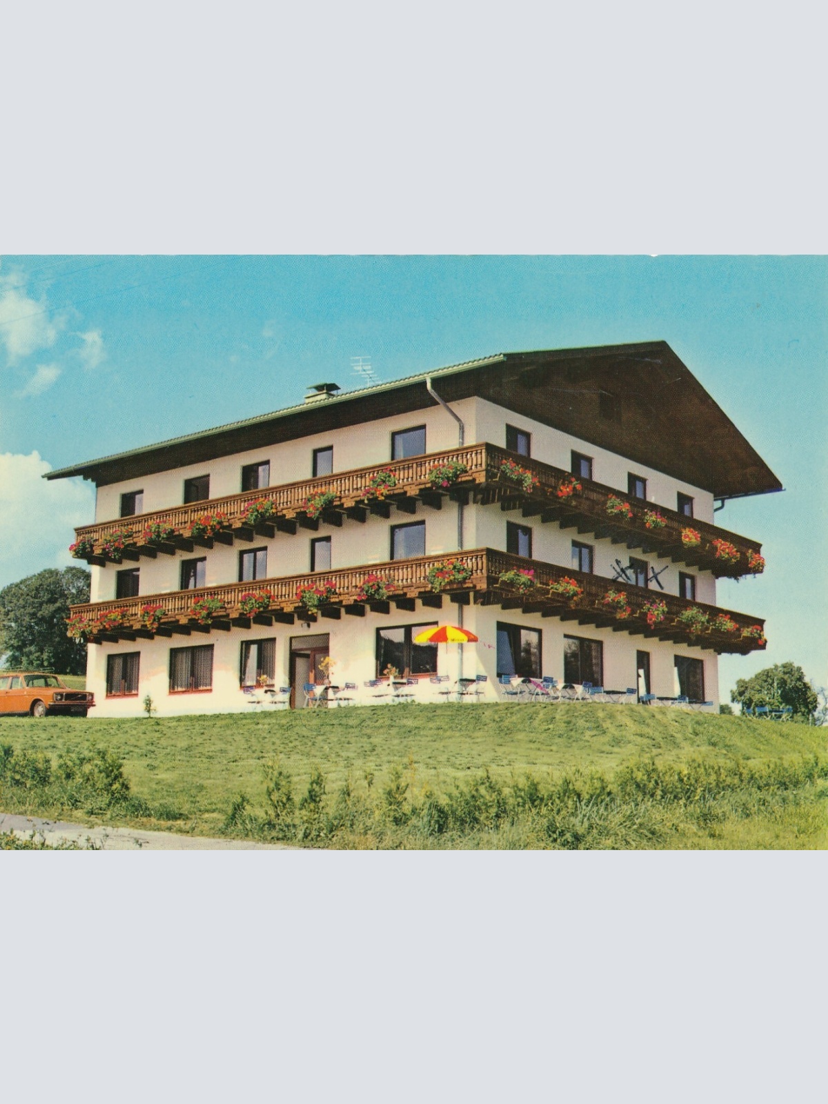 AK aus Nußdorf Seepension Anneliese Oberösterreich Ansichtskarte (11251)