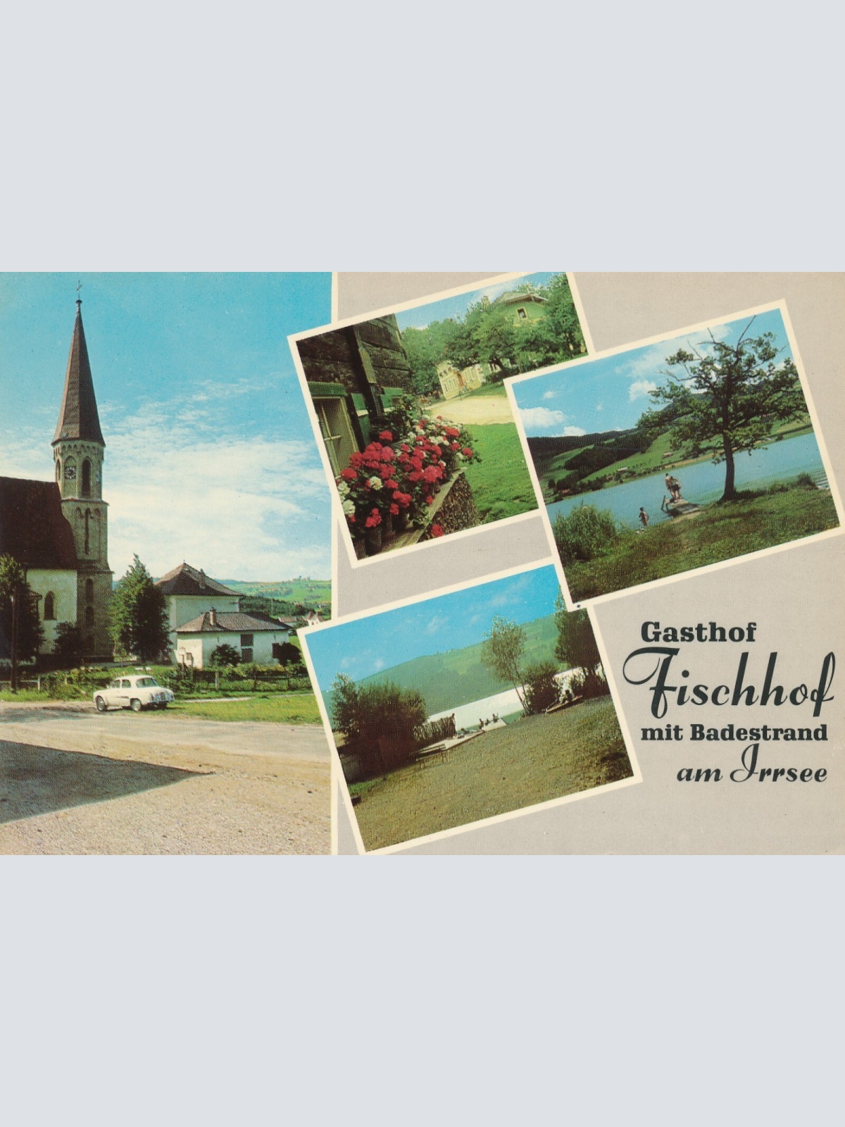 AK aus vom Basthof Fischhof bei Irrsee Oberösterreich Ansichtskarte (11253)