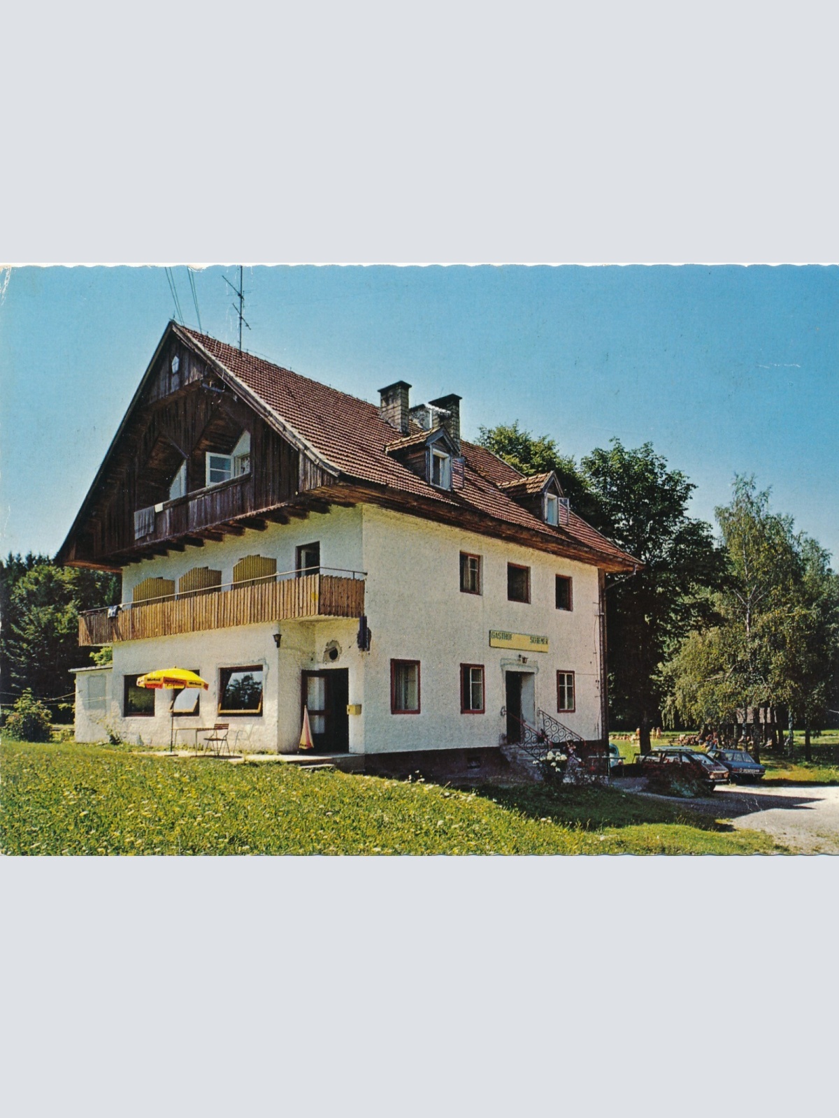 AK aus St. Georgen mit Pension Schiemer Oberösterreich Ansichtskarte (11261)