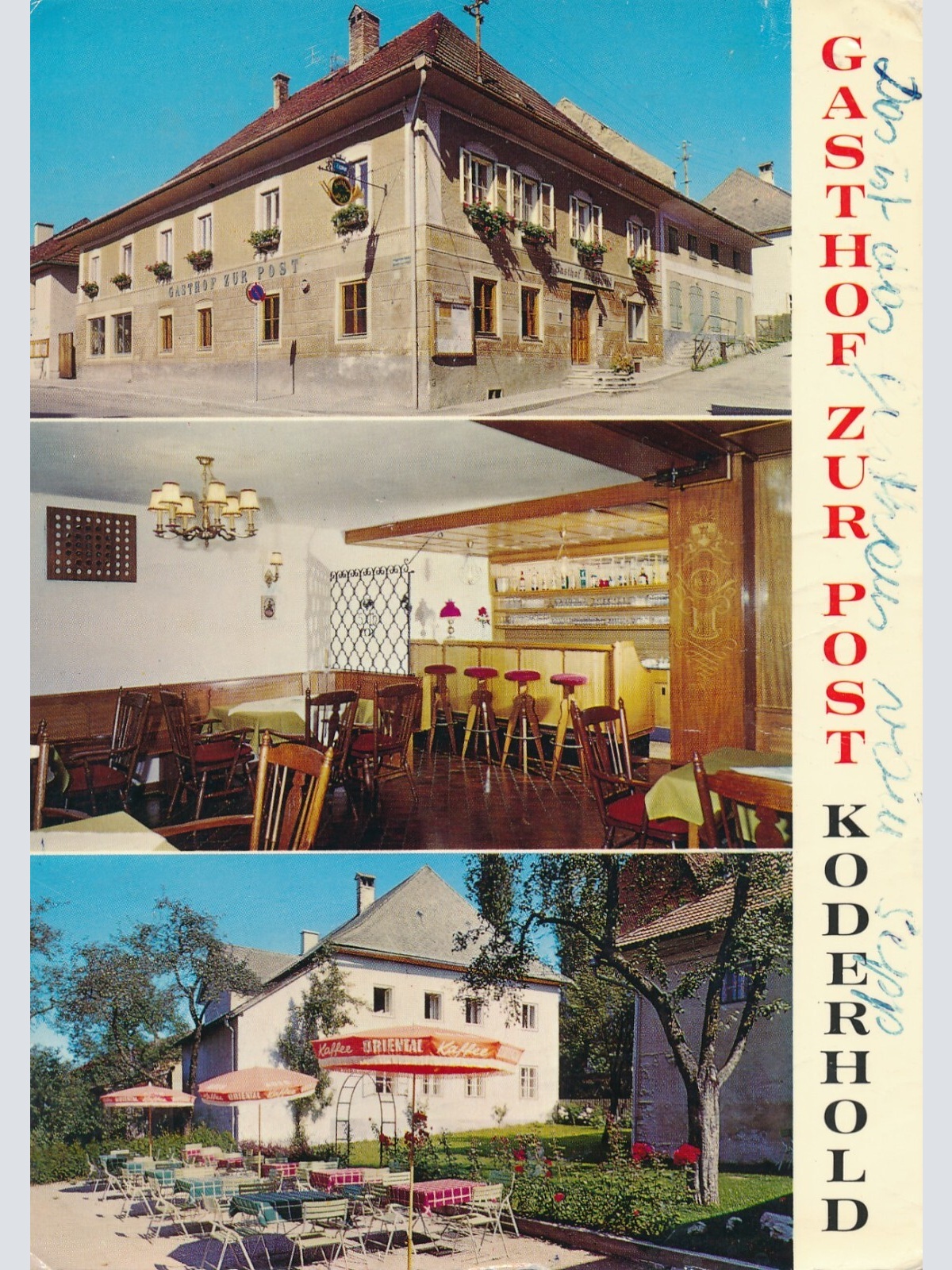 AK aus Schörfling mit Gasthof Goderhold Oberösterreich Ansichtskarte (11235)