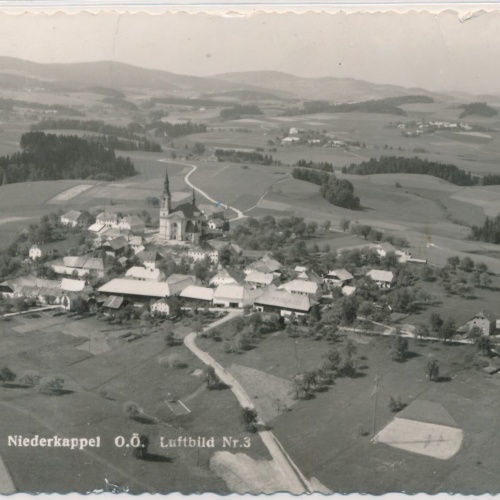 AK, Niederkappel, Luftbild Nr. 3, Oberösterreich (S2515)