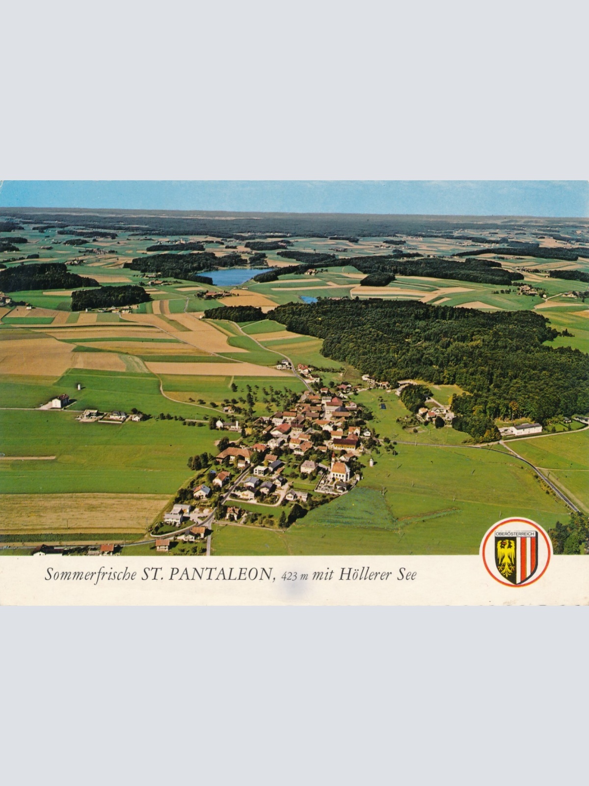Alpine - Luftbild aus St. Pantaleon Oberösterreich Ansichtskarte (11274)