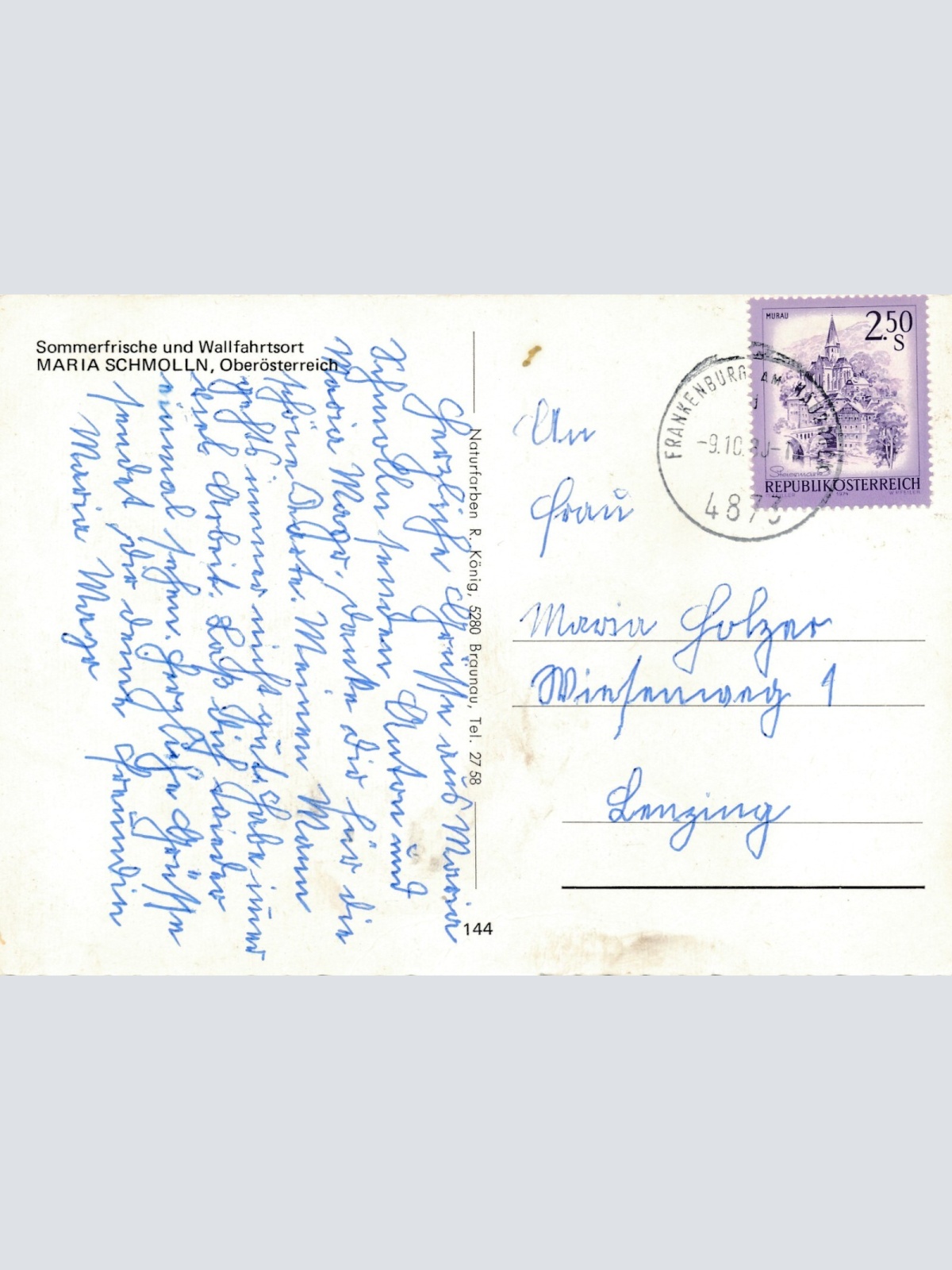 AK aus Maria Schmolln Oberösterreich Ansichtskarte (11278)