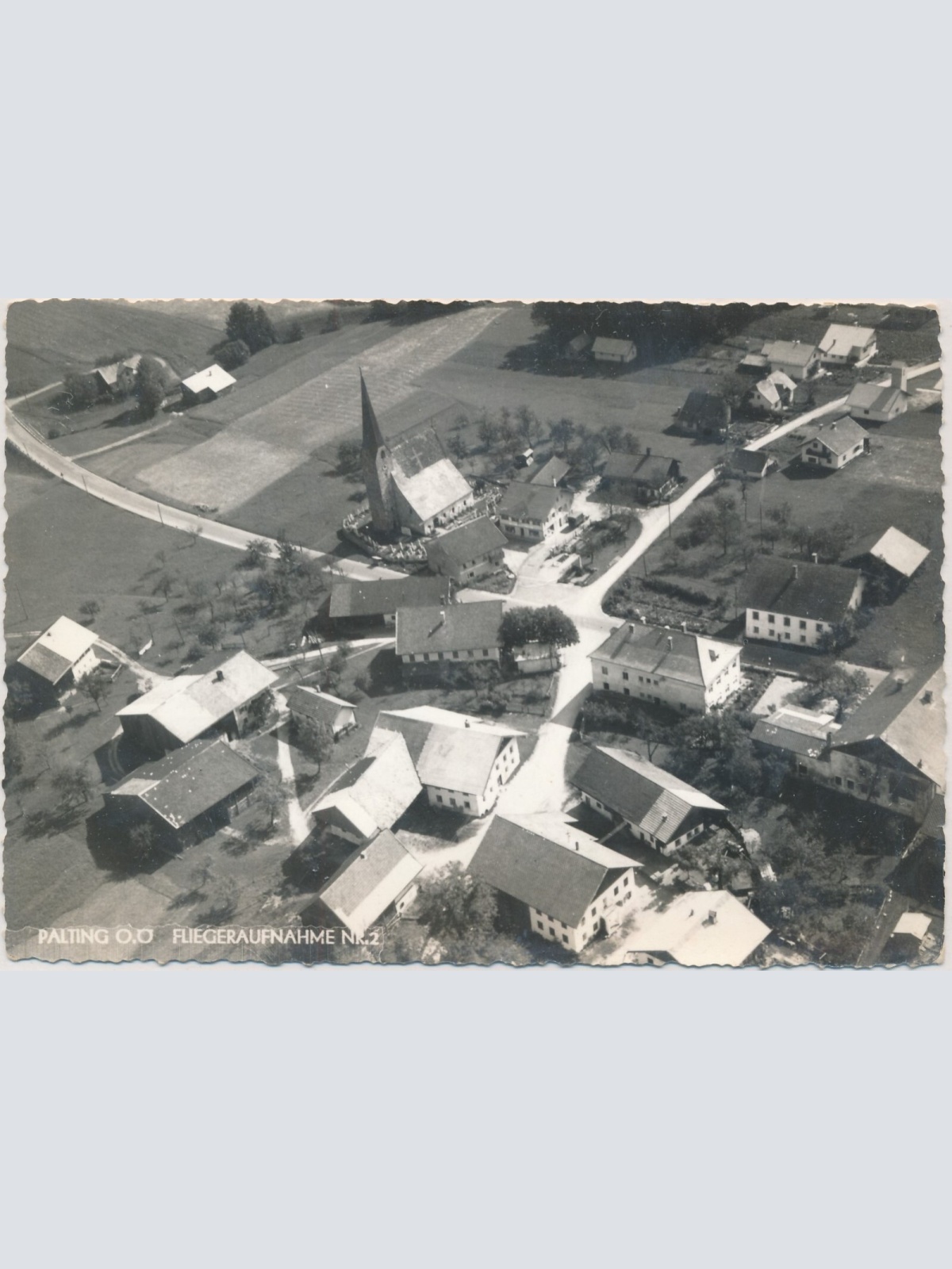 AK, Palting, Fliegeraufnahme Nr. 2, Oberösterreich (S2404)