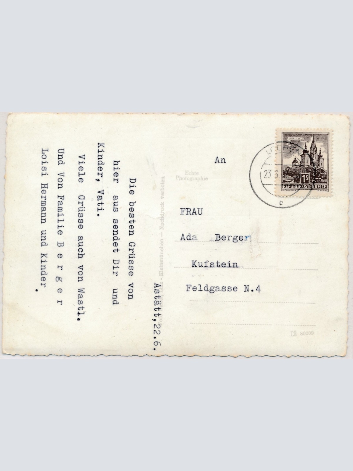 AK, Palting, Fliegeraufnahme Nr. 2, Oberösterreich (S2404)