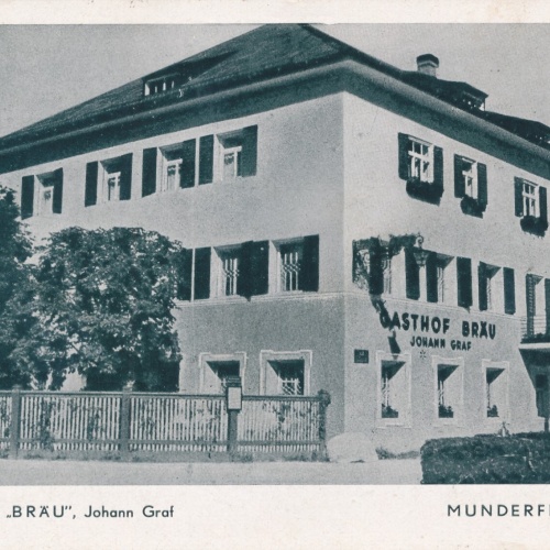 AK, Gasthof Bräu, Munderfing, Oberösterreich (S2410)