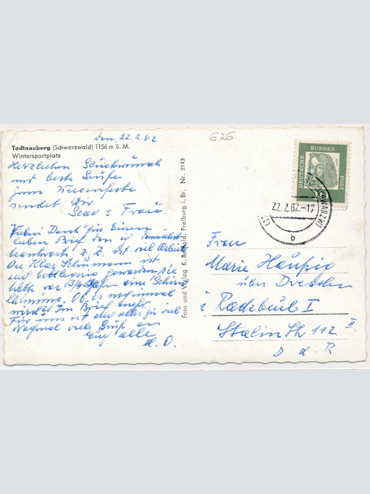 AK, Todtnau, Baden-Württemberg (S2614)