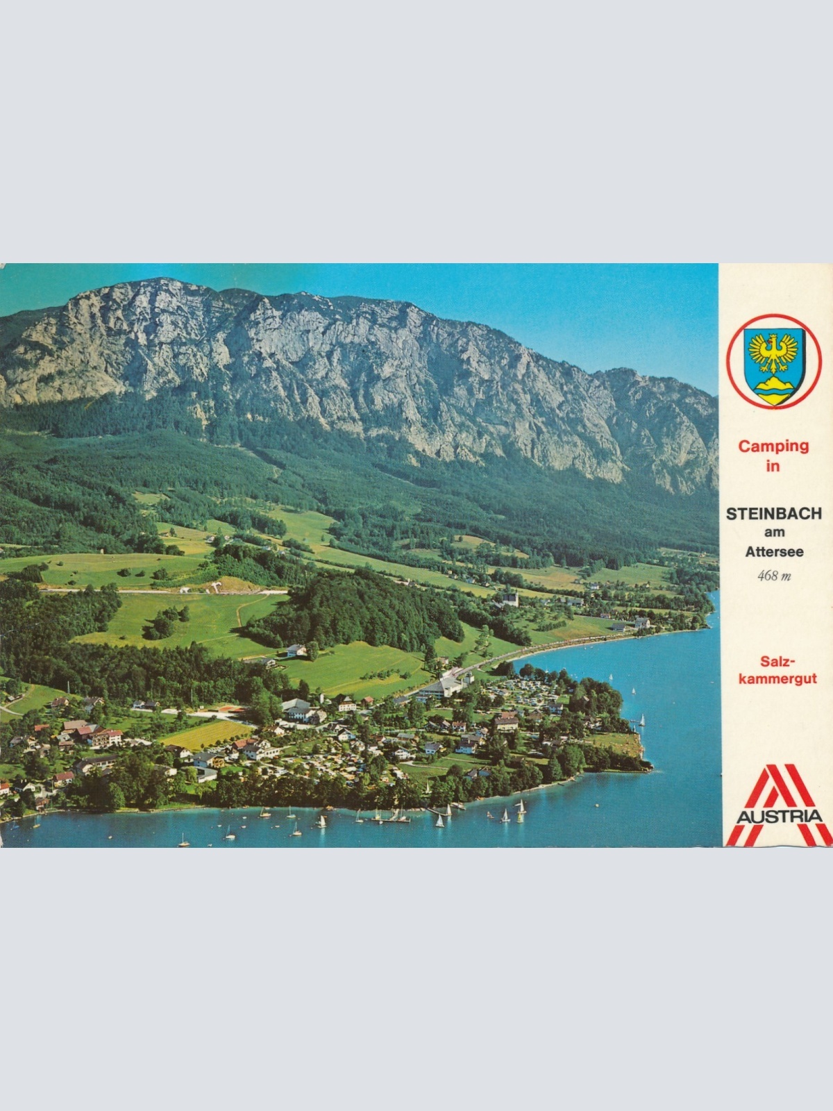 Alipne - Luftbild aus Steinbach Oberösterreich Ansichtskarte (11224)