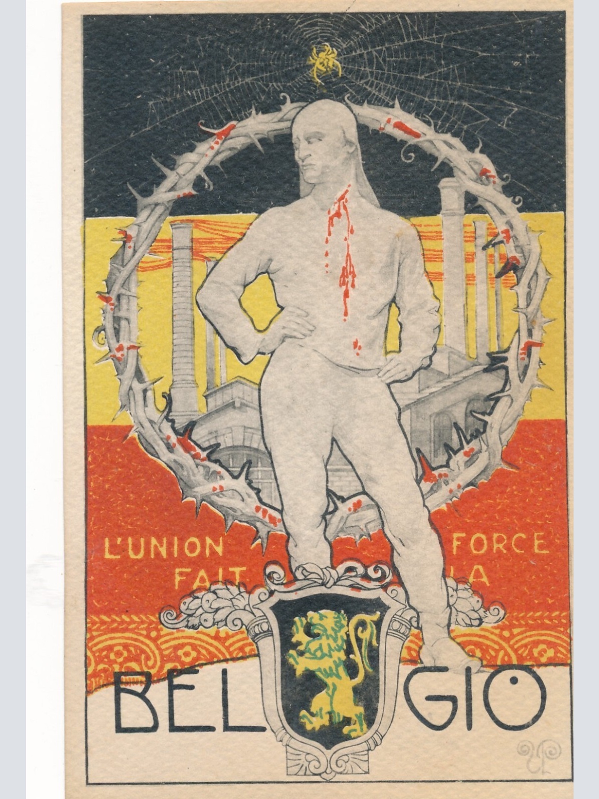 AK aus Belgien Belgio L´union Fait Force (10214)