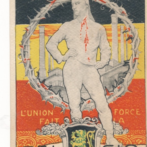 AK aus Belgien Belgio L´union Fait Force (10214)