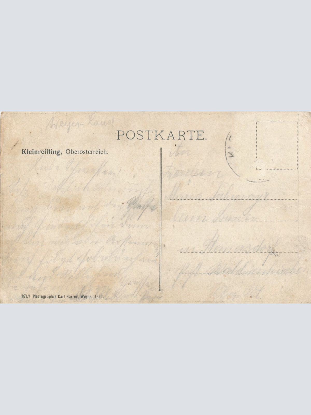 AK aus Kleinreifling Oberösterreich Ansichtskarte (11204)