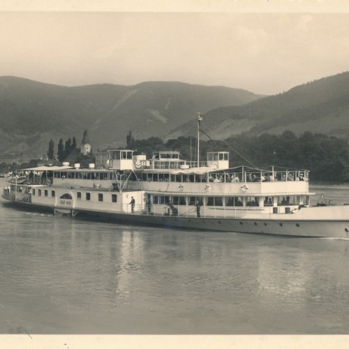 Motiv - Karte von einem Dampfer Dampfschiffahrts Gesellschaft Wien (11360)