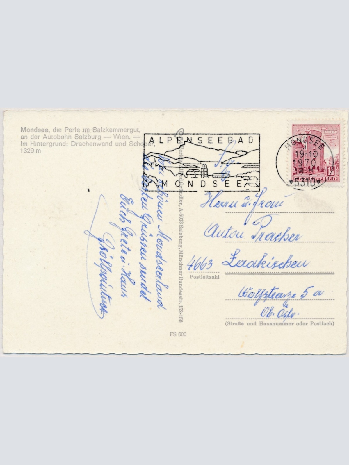 AK, Mondsee, Oberösterreich (S2622)