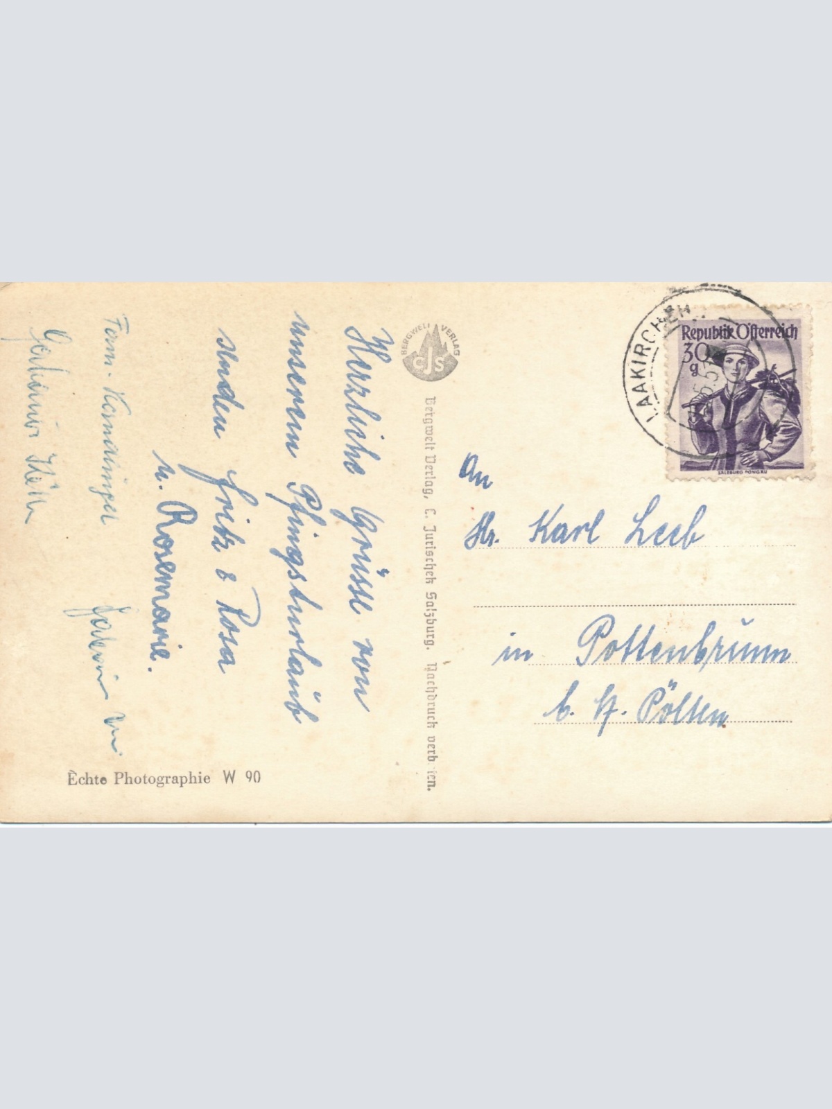 AK aus St. Wolfgang Landungsplatz mit Dampf Oberösterreich Ansichtskarte (11414)