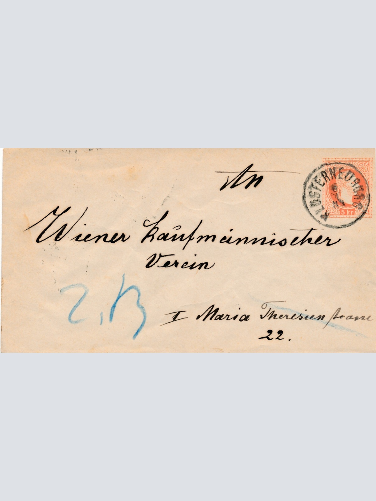 5 Kreuzer - Ganzsachen - Brief aus 1984 Klosterneuburg (11326)