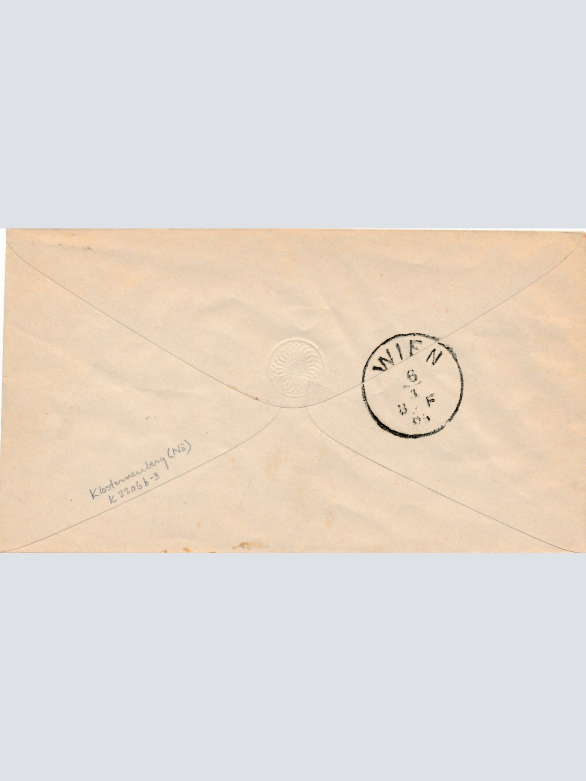 5 Kreuzer - Ganzsachen - Brief aus 1984 Klosterneuburg (11326)