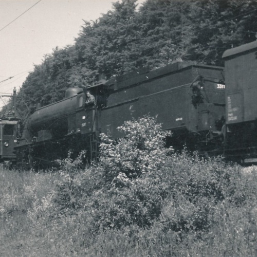 Foto - Karte  Eisenbahn - Straßenbahn Ansichtskarte (11319)
