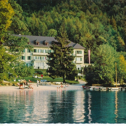 AK aus Mondsee mit Waldhotel Kreuzstein Oberösterreich Ansichtskarte (11302)