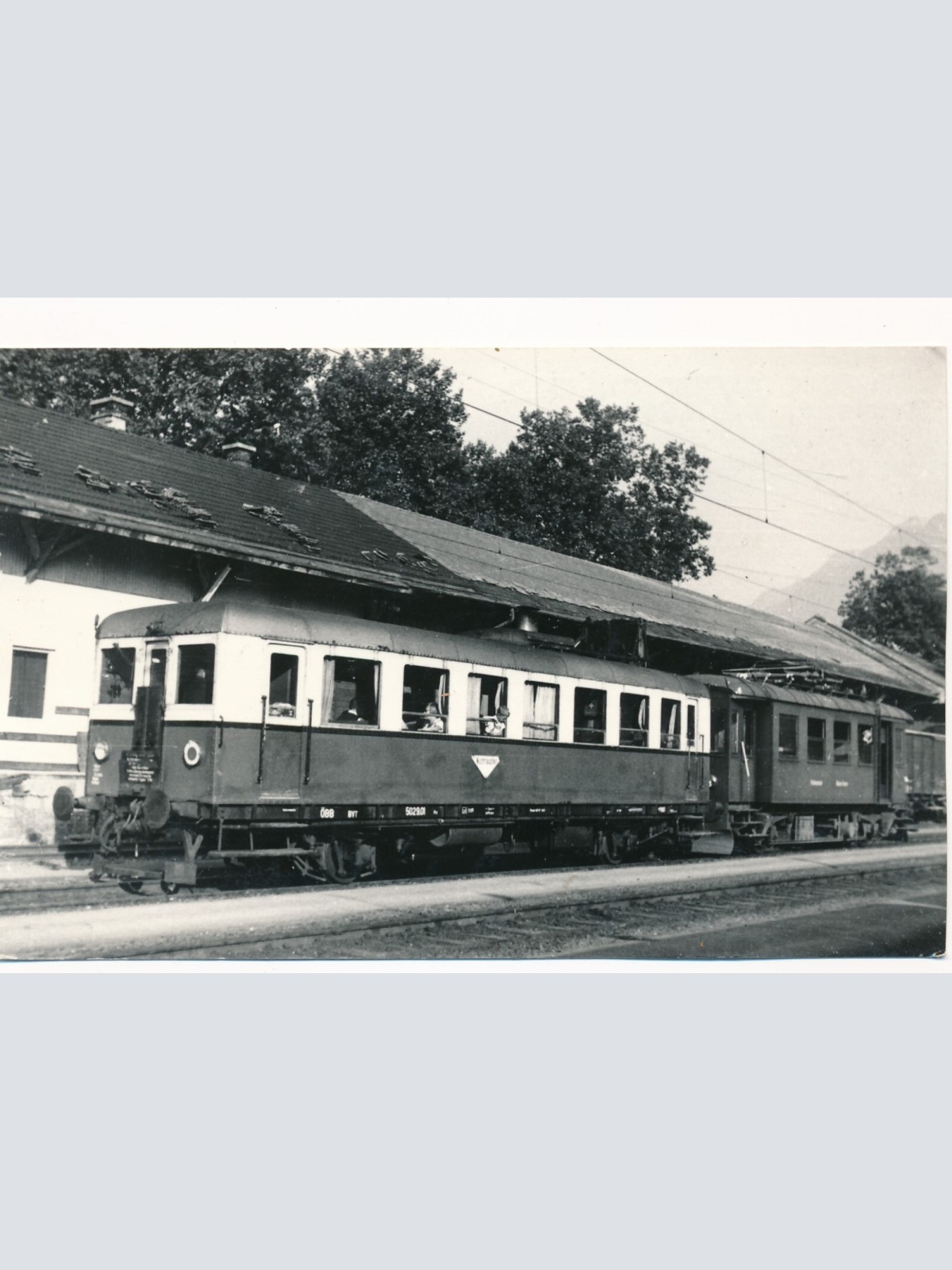 Foto - Karte  Eisenbahn - Straßenbahn Ansichtskarte (11309)
