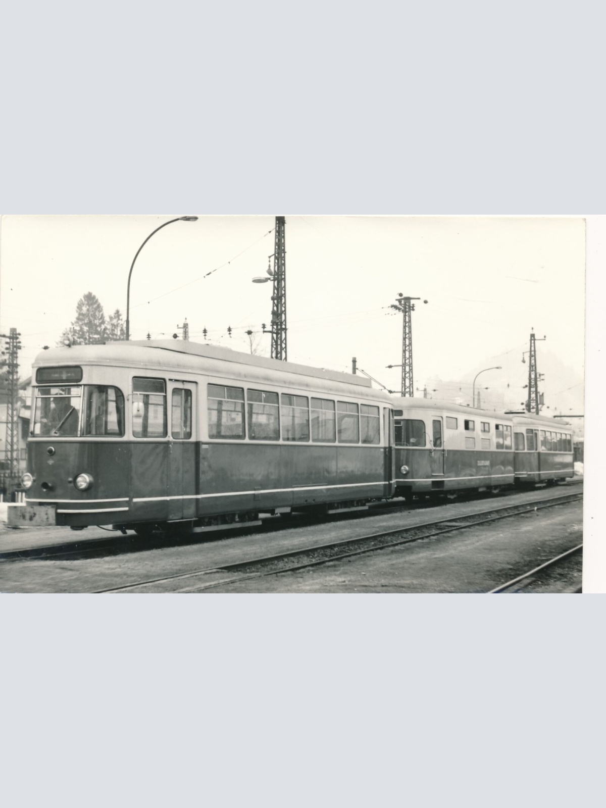 Foto - Karte  Eisenbahn - Straßenbahn Ansichtskarte (11311)