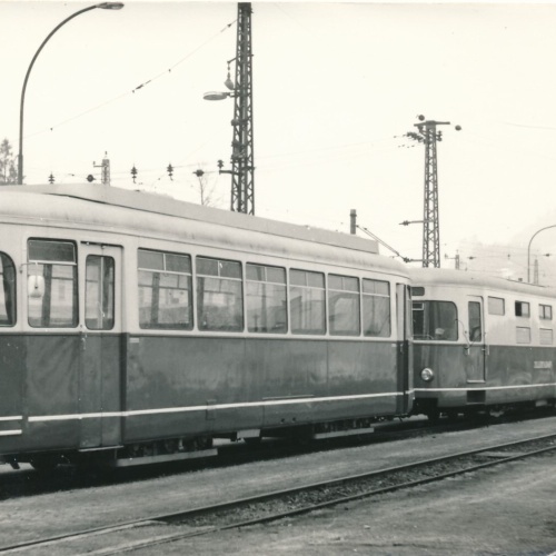 Foto - Karte  Eisenbahn - Straßenbahn Ansichtskarte (11311)