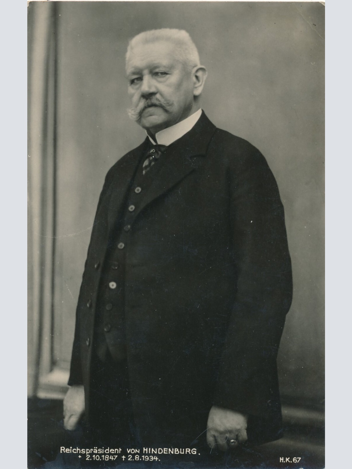 AK vom Reichpräsident Hindenburg Ansichtskarte (10388)