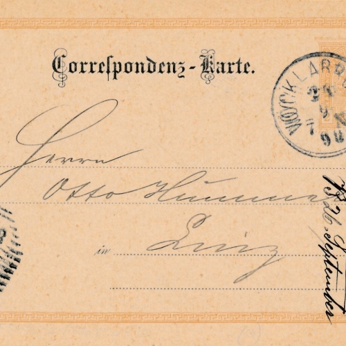 2 Kreuzer - Ganzsachen - Karte aus 1898 aus Vöcklabruck (11334)