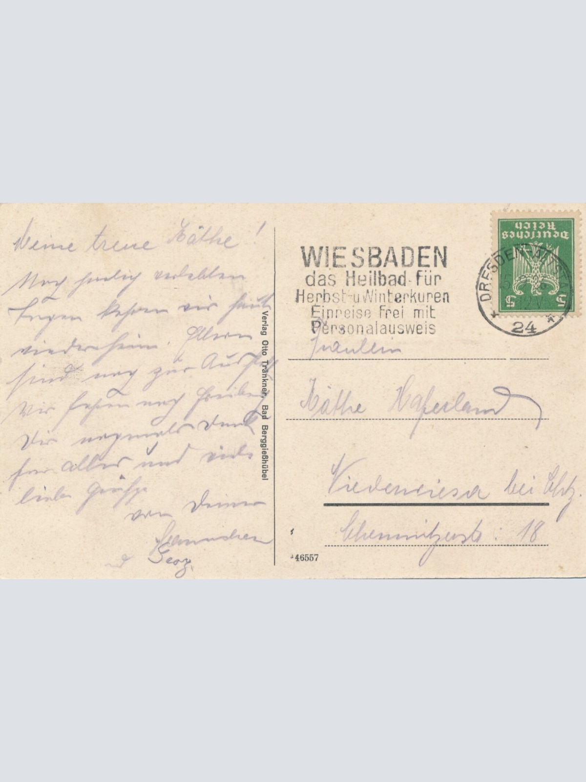 AK, Bad Gottleuba-Berggießhübel, Sachsen (S2602)