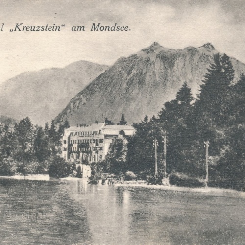 AK aus Mondsee mit Waldhotel Ansichtskarte (11616)