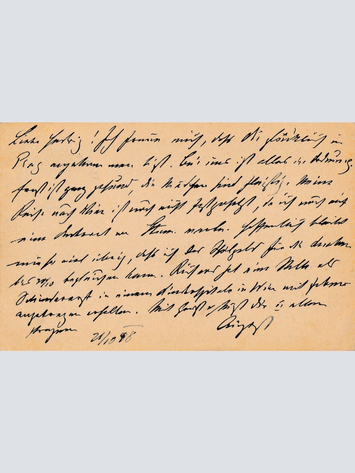 2 Kreuzer Ganzsachen - Karte 1898 aus Troppau (11596)