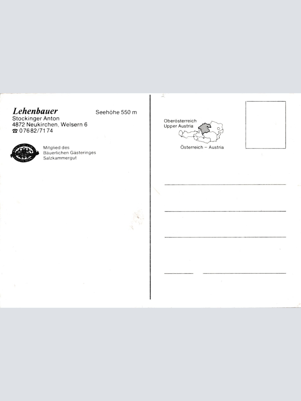 AK, Neukirchen an der Vöckla, Oberösterreich (S2744)