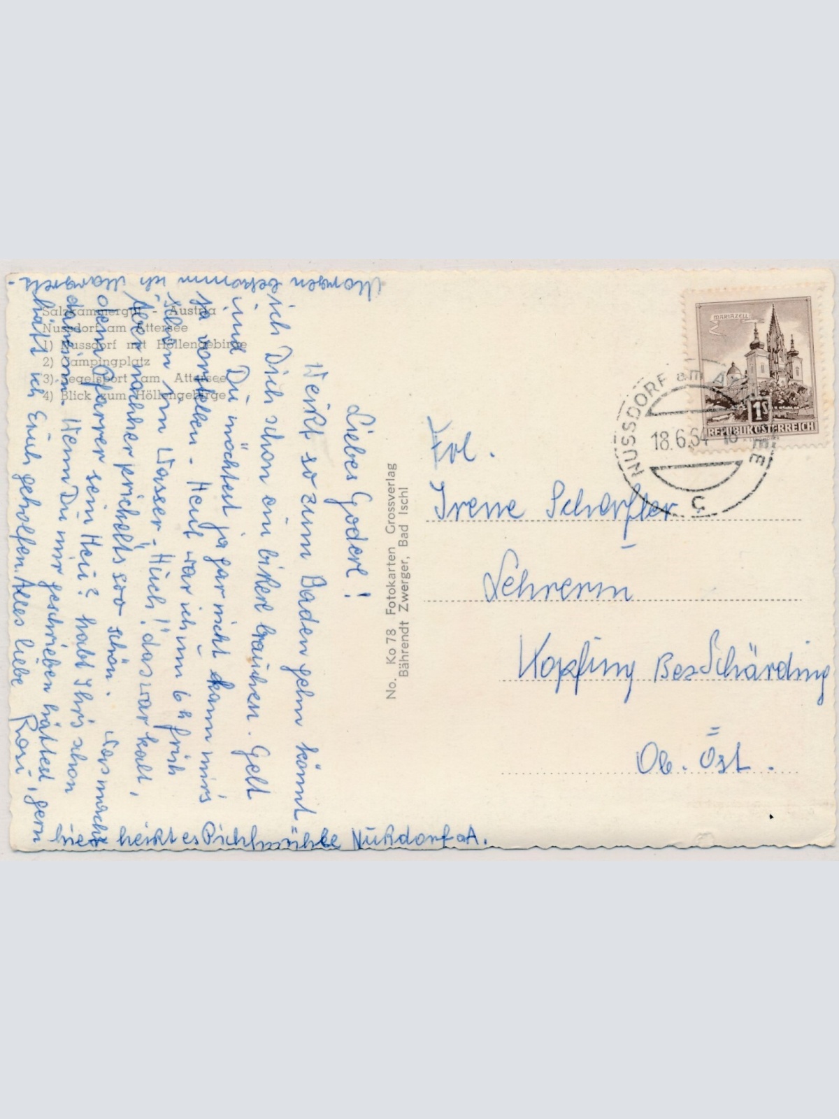 AK, Nussdorf am Attersee, Oberösterreich (S2730)