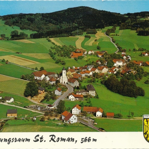 Scheurecker - Luftbild aus St. Roman Oberösterreich Ansichtskarte (11545)