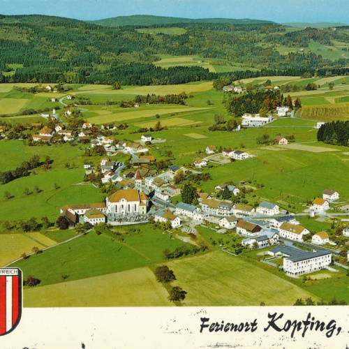 Scheurecker - Luftbild aus Konfing Oberösterreich Ansichtskarte (11548)