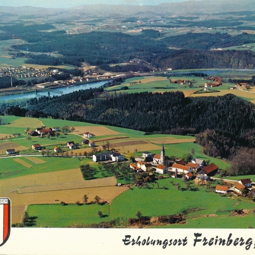 Scheurecker - Luftbild aus Freinberg Oberösterreich Ansichtskarte (11550)
