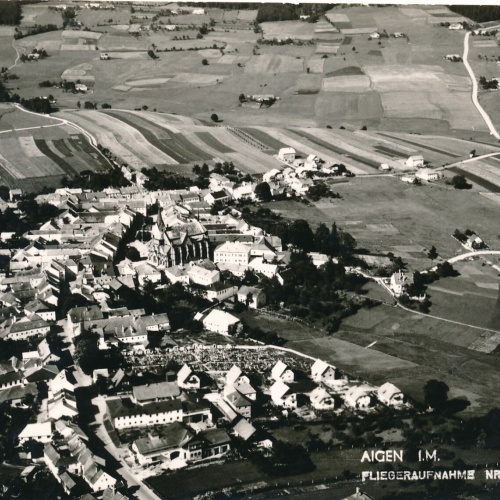 AK aus Aigen Fliegeraufnahme Nr. 2370 Oberösterreich Ansichtskarte (11524)