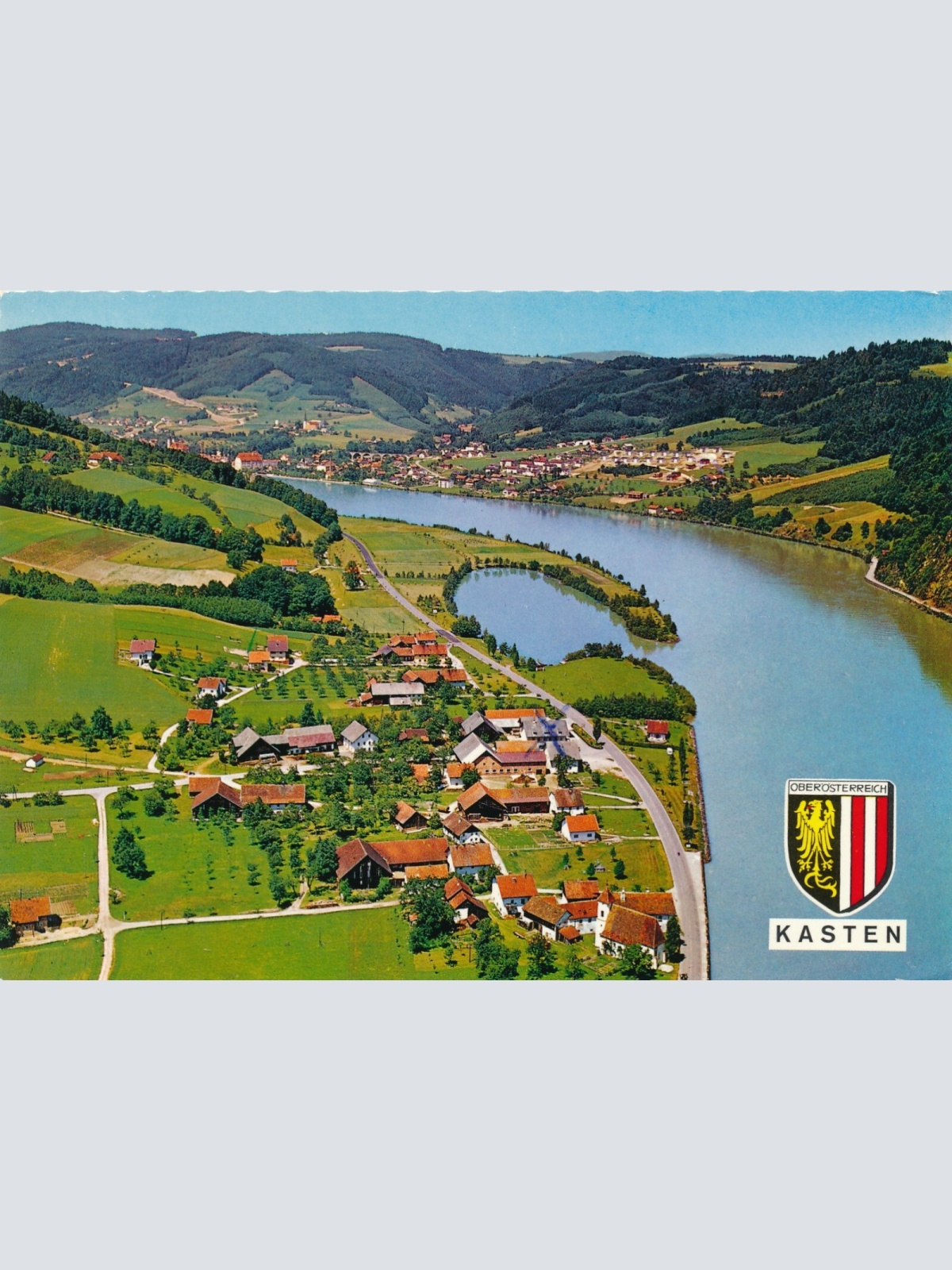 Alpine - Luftbild aus Kasten Oberösterreich Ansichtskarte (11555)