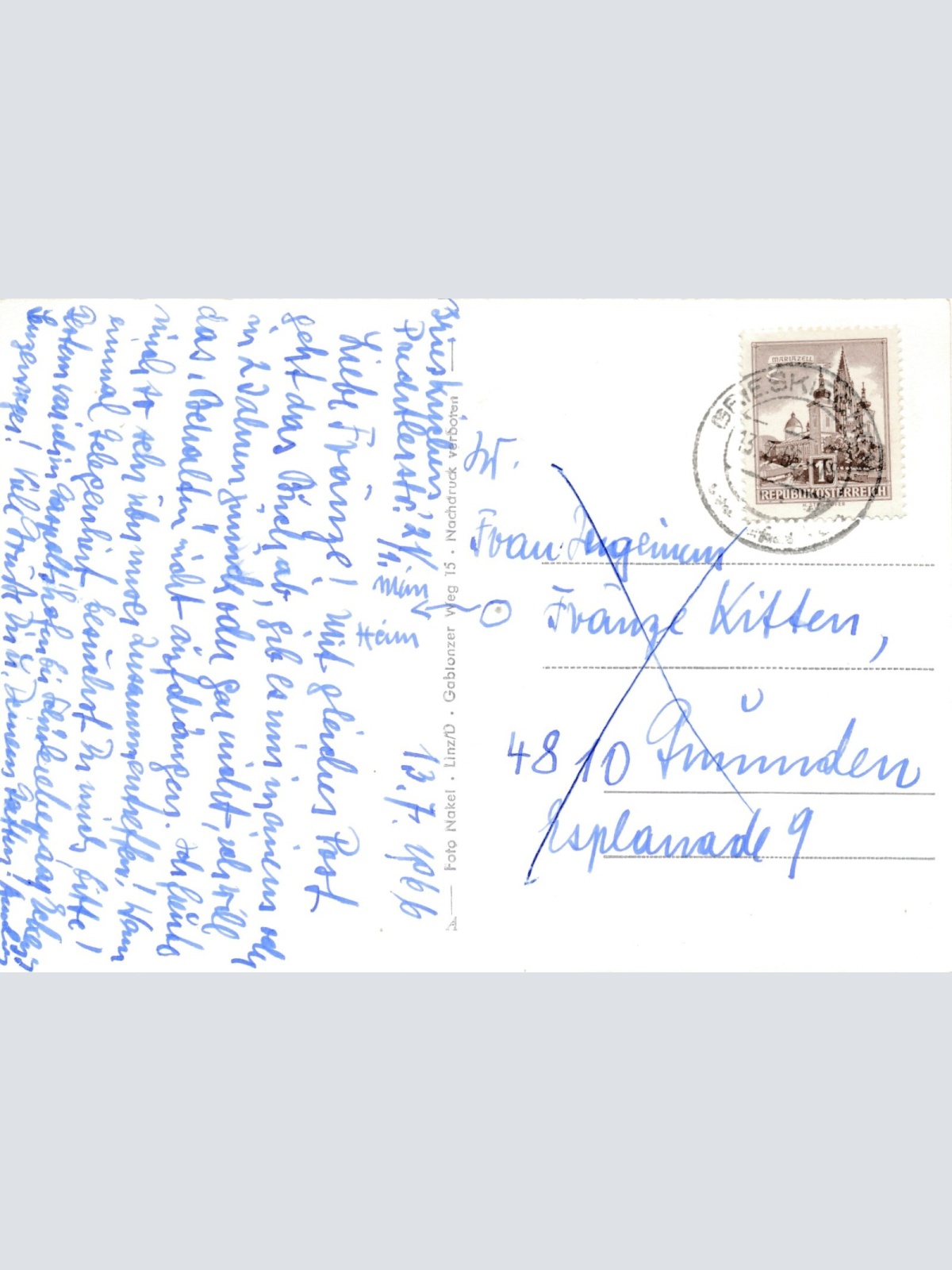 AK aus Grieskirchen Oberösterreich Ansichtskarte (11654)