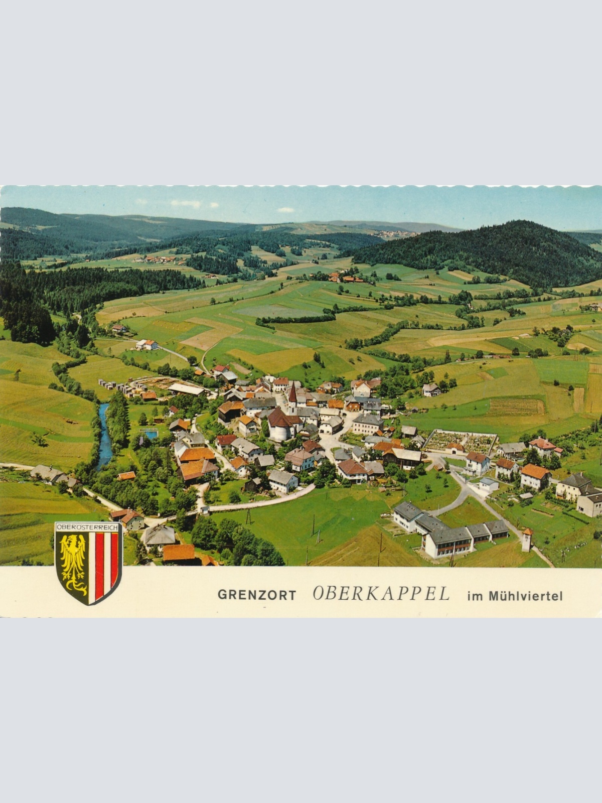 Alpine - Luftbild aus Oberkappel Oberösterreich Ansichtskarte (11657)
