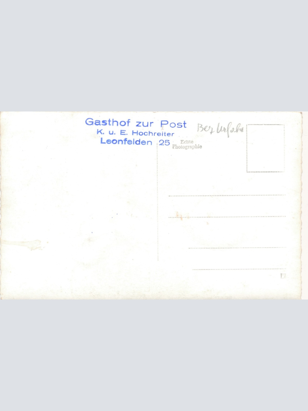 AK aus Leonfelden Gasthof zur Post  Oberösterreich Ansichtskarte (11653)