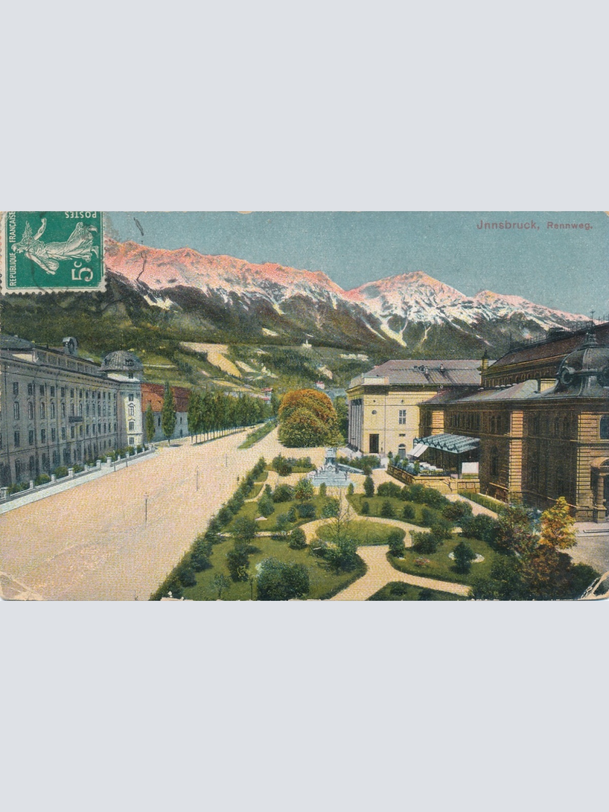 AK aus Innsbruck Rennweg Tirol Ansichtskarte (11703)