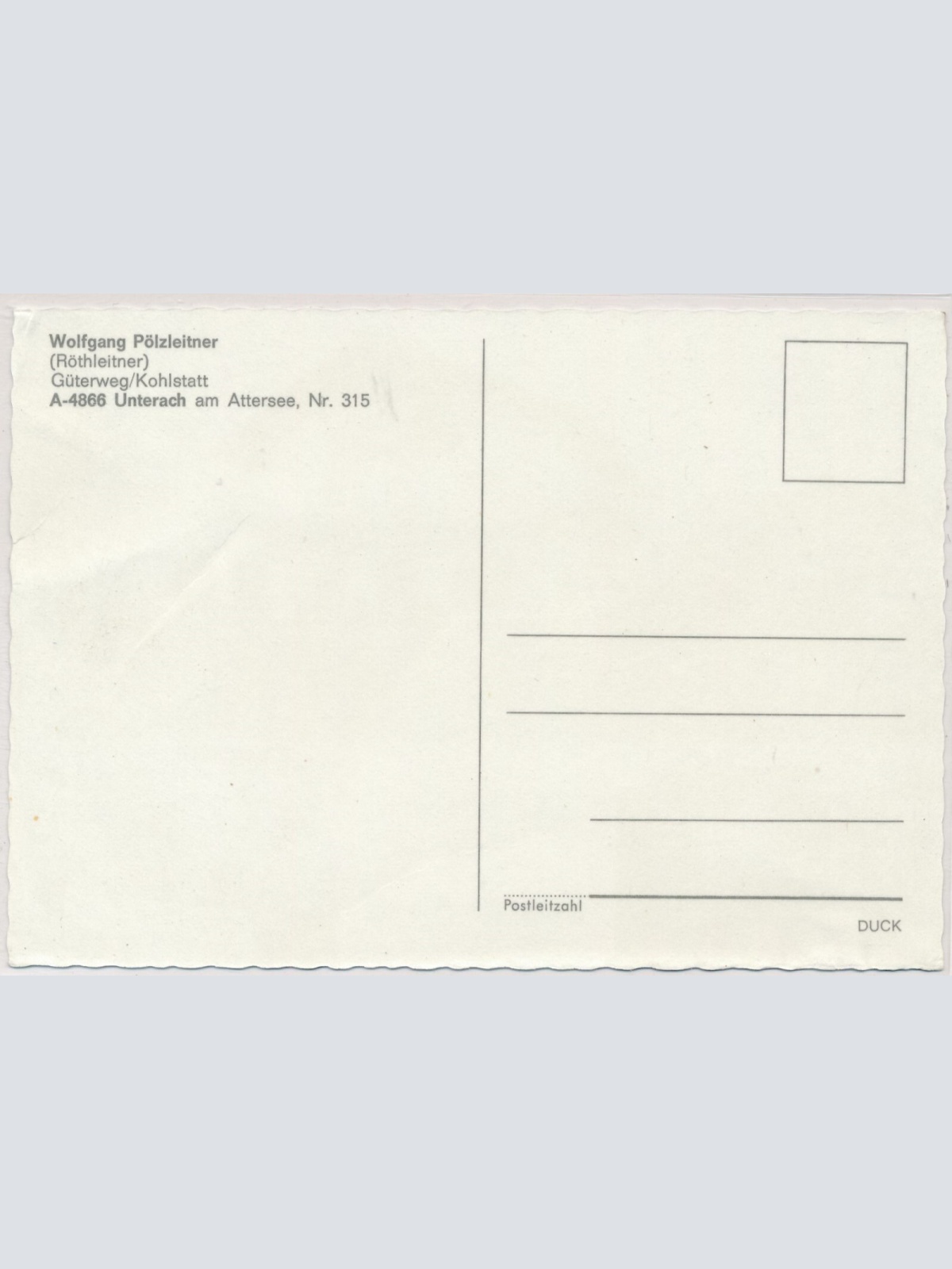 AK, Unterach am Attersee, Oberösterreich (S2771)