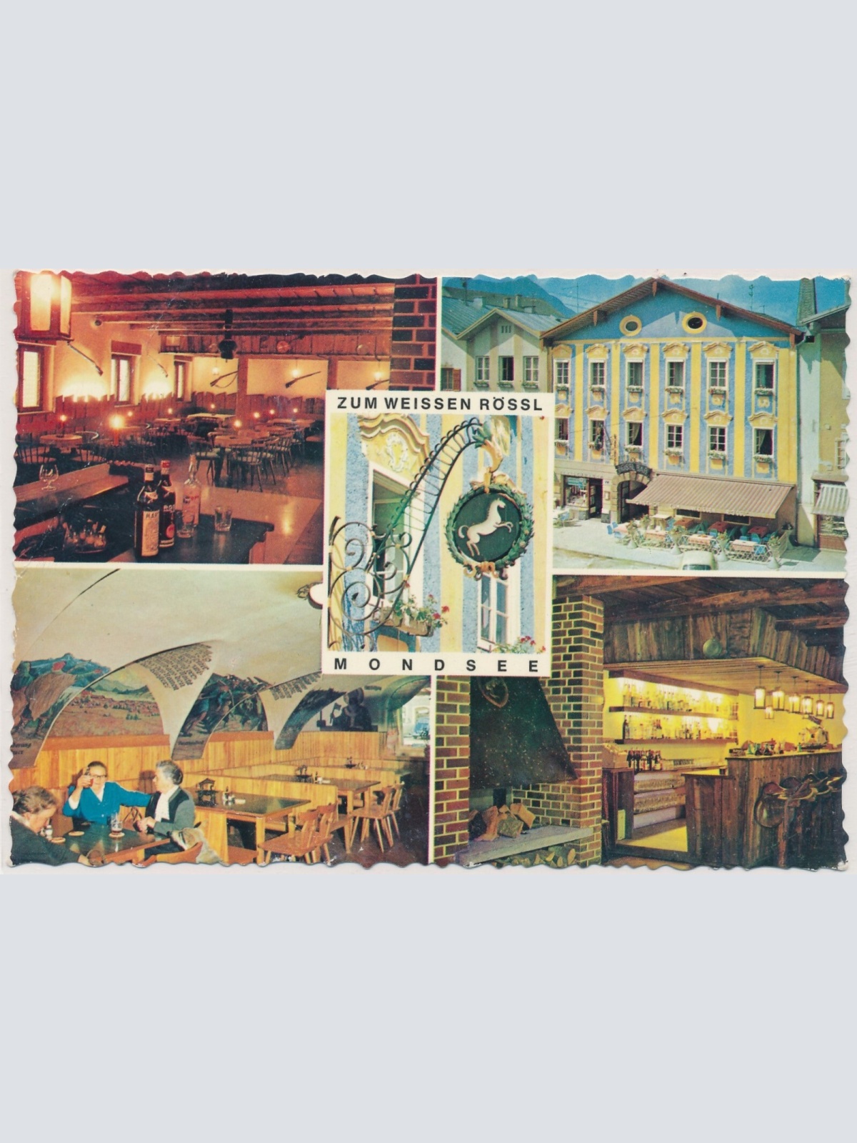 AK, Mondsee, Gasthof zum weissen Rössl, Oberösterreich (S2750)