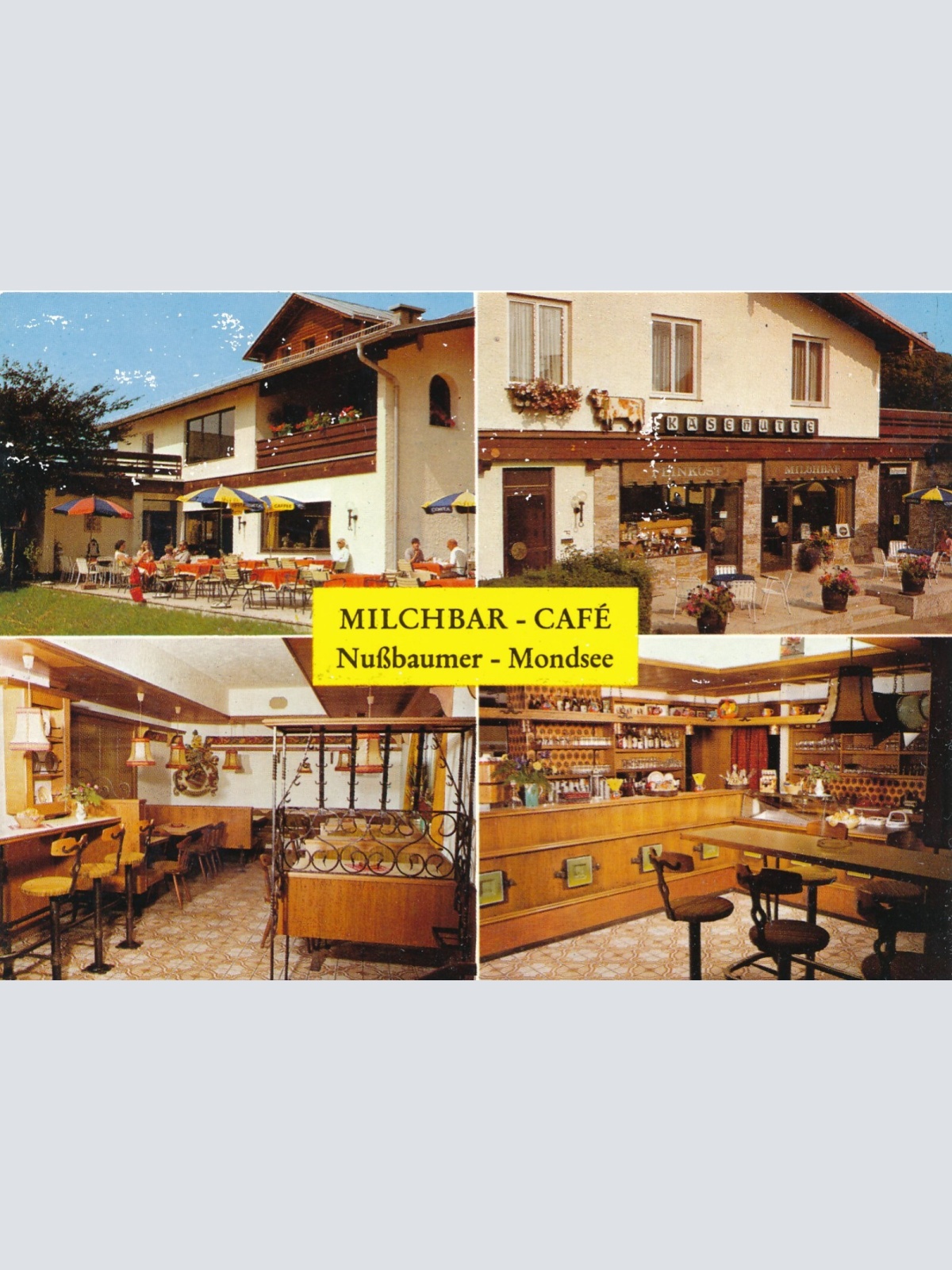 AK, Mondsee, Milchbar Nußbaumer, Oberösterreich (S2751)